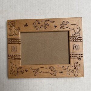 Disney The Lion King Photo Frame Engraved Wood Simba Wooden Kids Room Decor